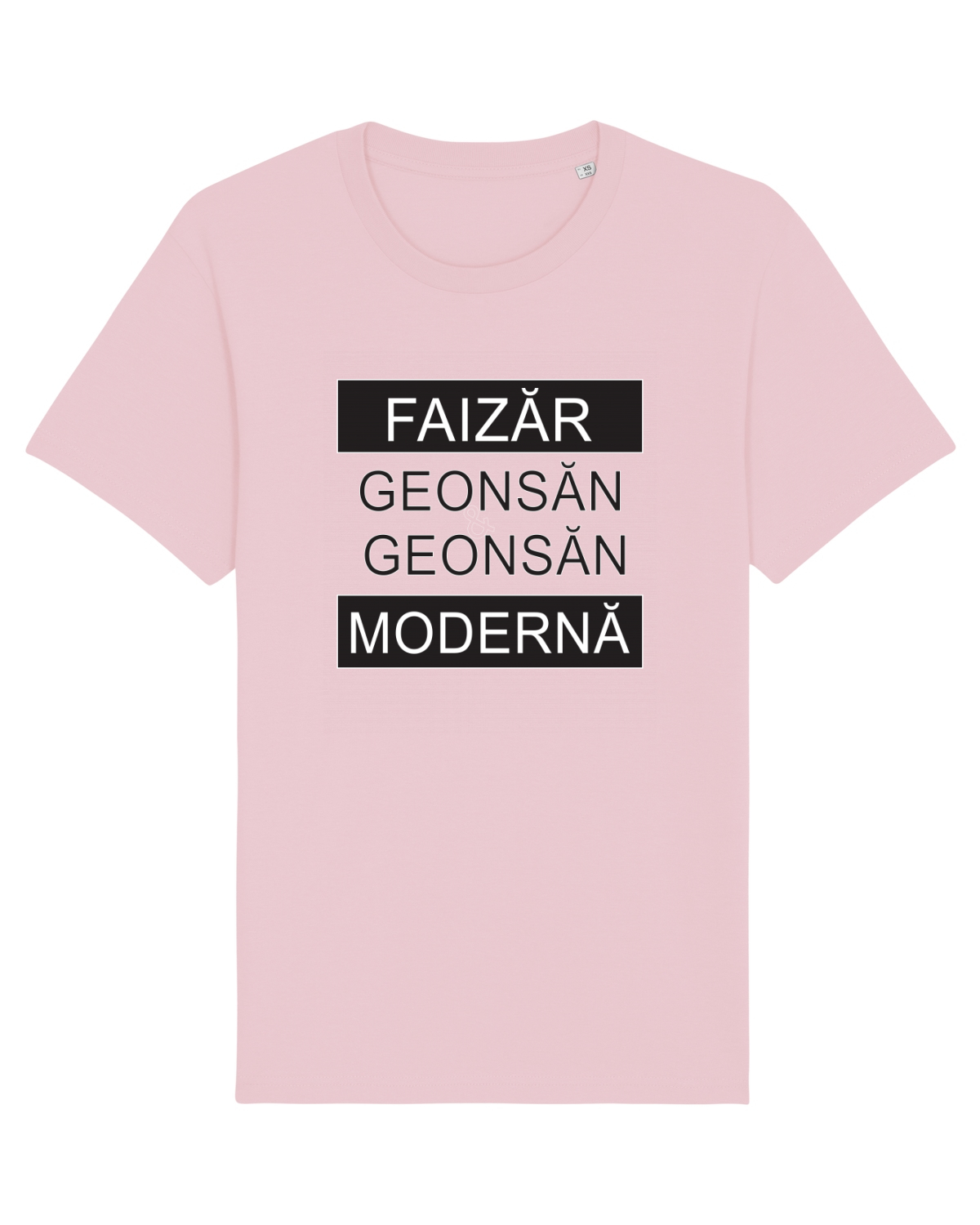 Tricou mânecă scurtă Unisex Rocker Cotton Pink