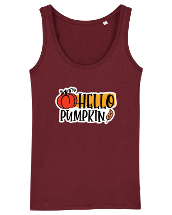 Hello Pumpkin Burgundy