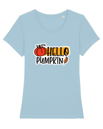 Hello Pumpkin Sky Blue