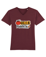 Hello Pumpkin Tricou mânecă scurtă guler V Bărbat Presenter
