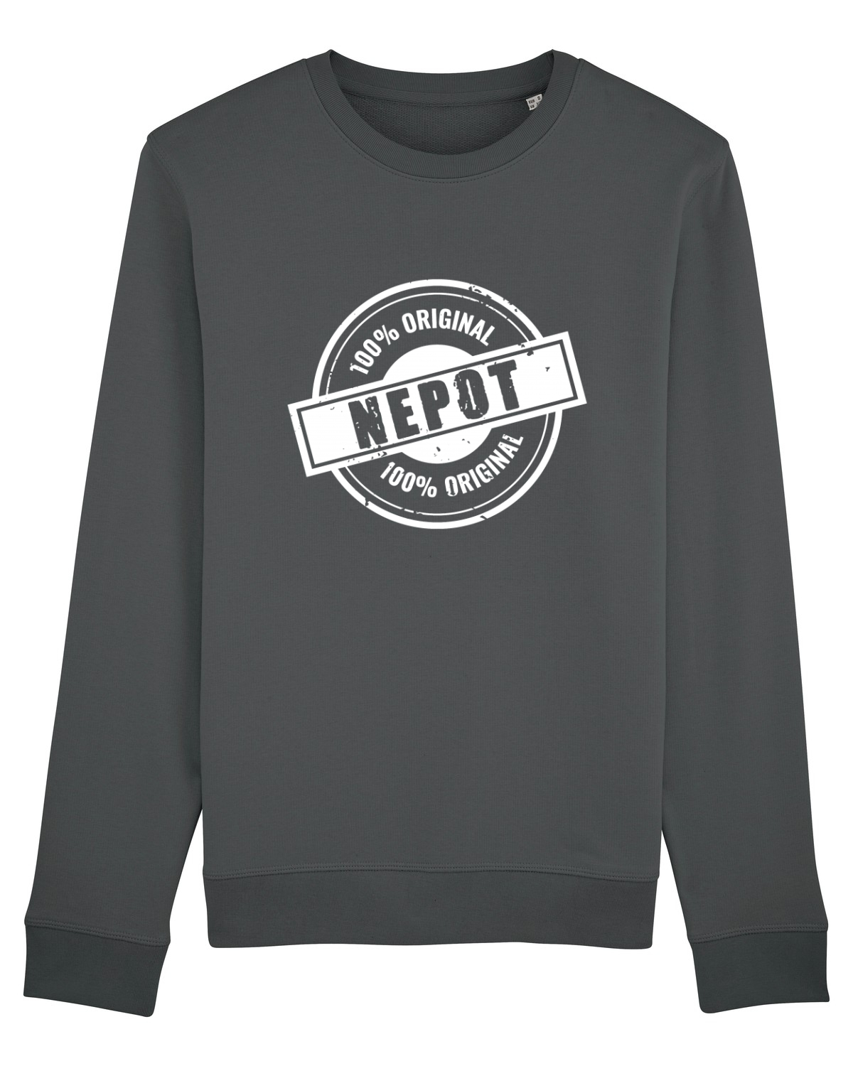 Bluză mânecă lungă Unisex Rise Anthracite