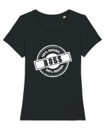Boss Original Tricou mânecă scurtă guler larg fitted Damă Expresser