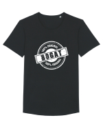 Bogat Original Tricou mânecă scurtă guler larg Bărbat Skater
