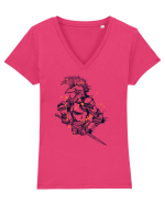 Cavaler Punk Tricou mânecă scurtă guler V Damă Evoker