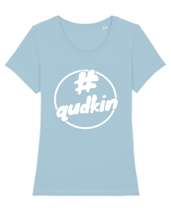 Qudkin Logo pentru fani Sky Blue