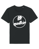 Qudkin Vintage Logo pentru fani Tricou mânecă scurtă Unisex Rocker