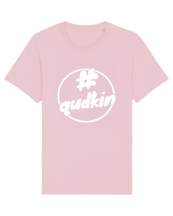 Qudkin Vintage Logo pentru fani Cotton Pink