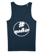 Qudkin Vintage Logo pentru fani Maiou Bărbat Runs