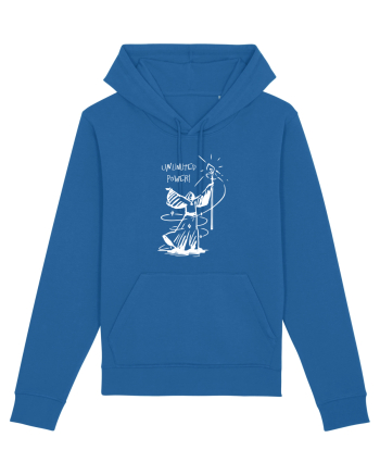 Cool Wizard Doing Magic - Unlimited Power! Royal Blue