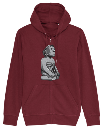 Aztec Prayer Burgundy