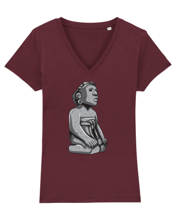 Aztec Prayer Burgundy