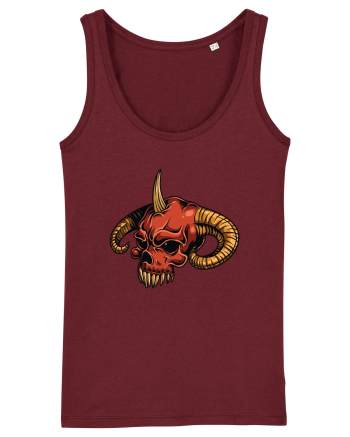 Evil Skull Burgundy