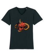 Evil Skull Tricou mânecă scurtă guler V Bărbat Presenter