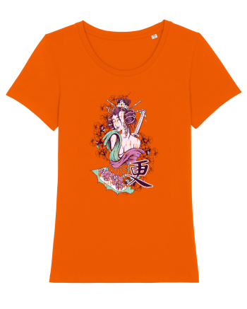 Geisha Samurai Bright Orange