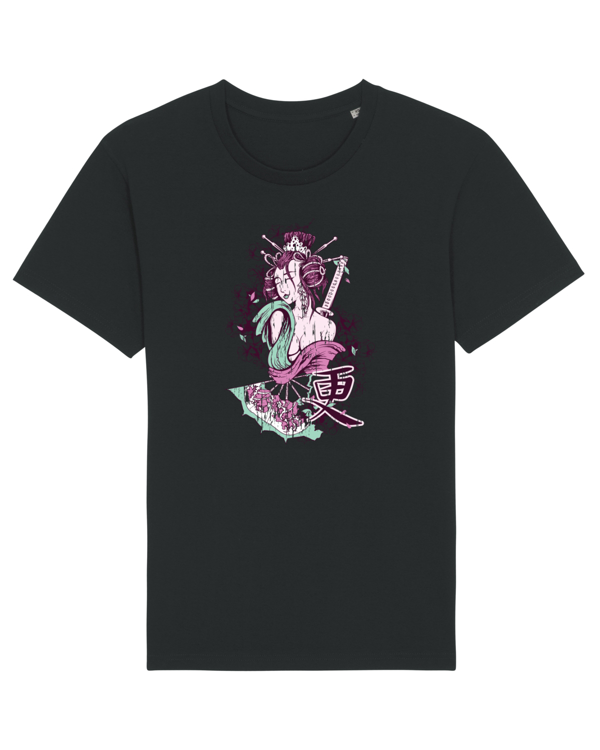 Tricou mânecă scurtă Unisex Rocker Black