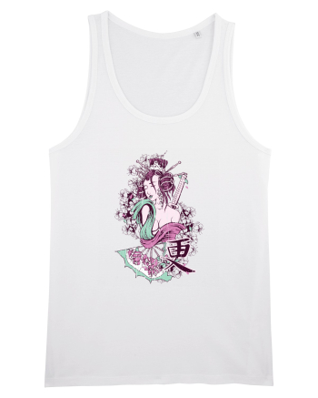 Geisha Samurai White