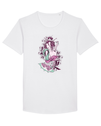 Geisha Samurai White