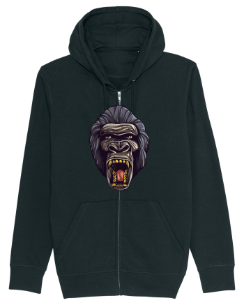 Gorilla Angry Face Black