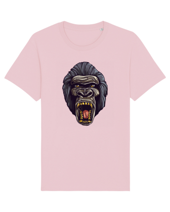 Gorilla Angry Face Cotton Pink