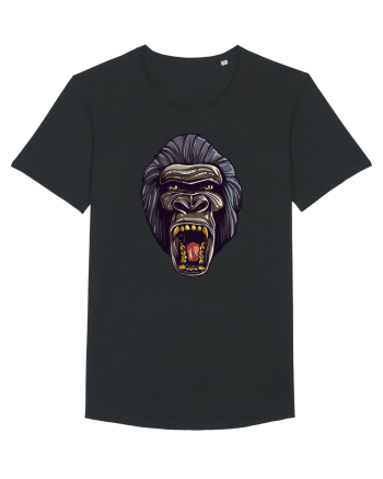 Gorilla Angry Face Black