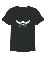 Guitar Soul Tricou mânecă scurtă guler larg Bărbat Skater