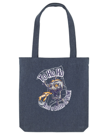 Pirate Skull Midnight Blue