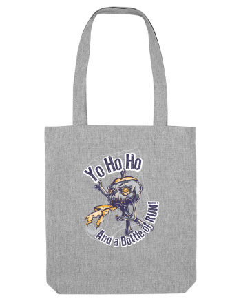 Pirate Skull Heather Grey