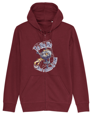 Pirate Skull Burgundy