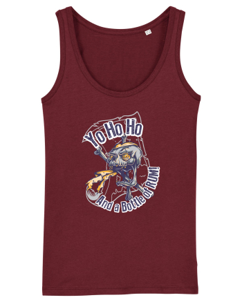 Pirate Skull Burgundy