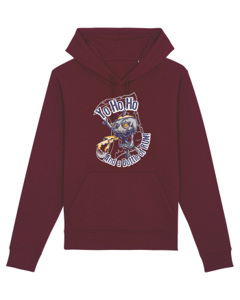 Pirate Skull Burgundy