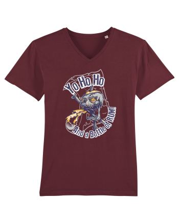 Pirate Skull Burgundy