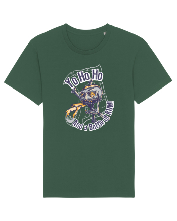 Pirate Skull Bottle Green