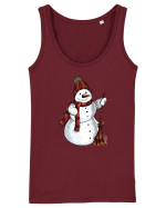 Retro Funny Snowman Maiou Damă Dreamer