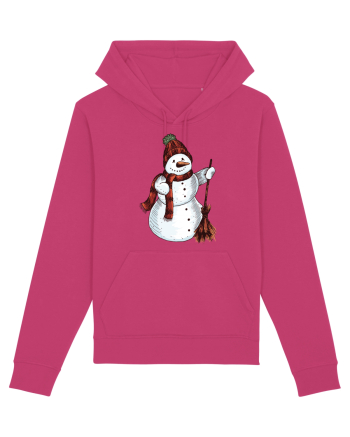 Retro Funny Snowman Raspberry