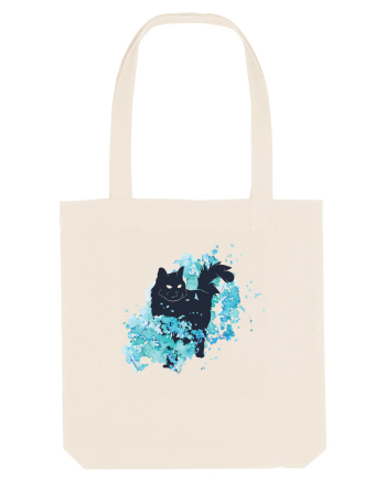 Watercolor Black Cat Natural