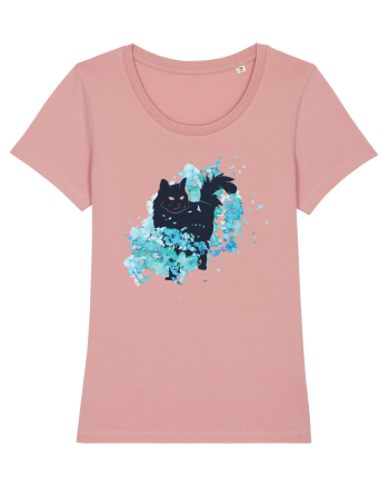 Watercolor Black Cat Canyon Pink