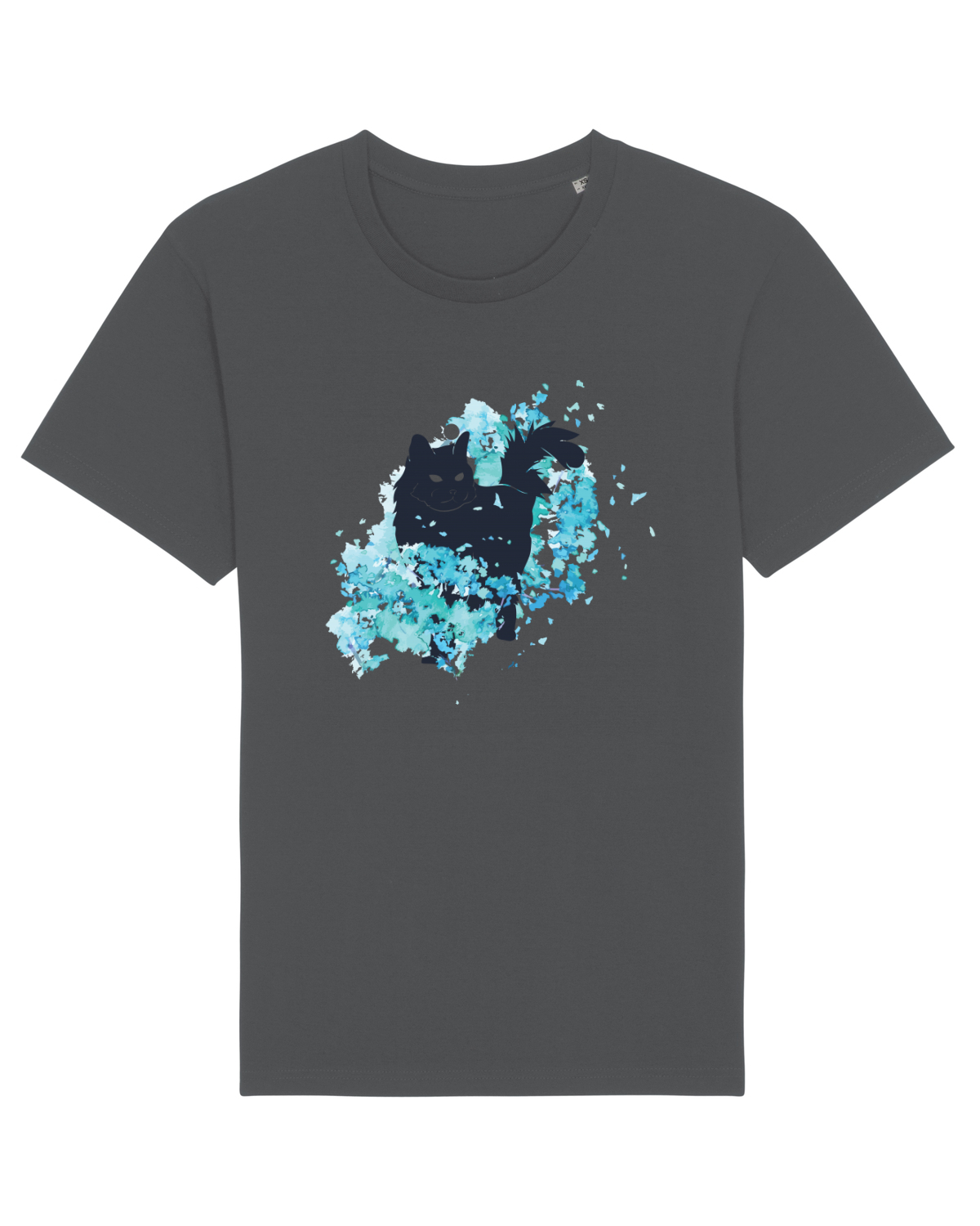 Tricou mânecă scurtă Unisex Rocker Anthracite