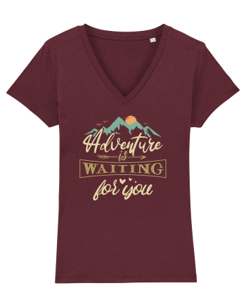 Adventure is waiting for you Burgundy