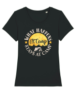 What happens at camp Tricou mânecă scurtă guler larg fitted Damă Expresser
