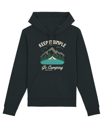 Keep it simple go camping Black
