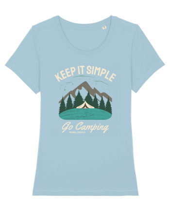 Keep it simple go camping Sky Blue