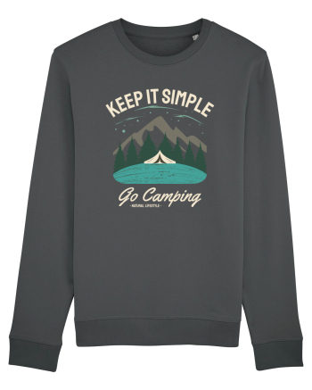 Keep it simple go camping Anthracite