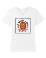BE SCARY ! Tricou mânecă scurtă guler V Bărbat Presenter
