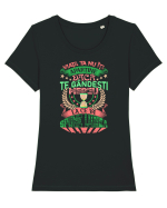 Ce va spune lumea Tricou mânecă scurtă guler larg fitted Damă Expresser