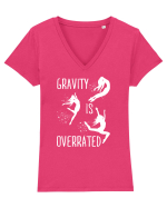 Ballerina Tricou mânecă scurtă guler V Damă Evoker