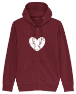 Baseball Love Hanorac cu fermoar Unisex Connector