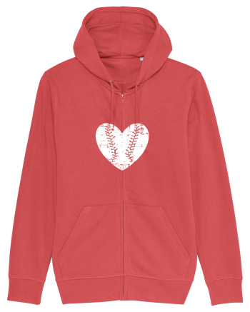 Baseball Love Carmine Red