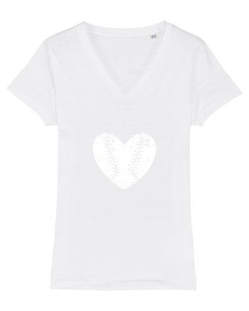 Baseball Love White