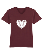 Baseball Love Tricou mânecă scurtă guler V Bărbat Presenter