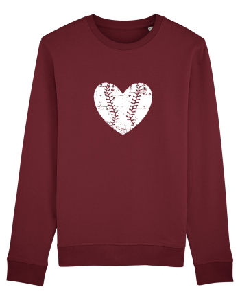Baseball Love Burgundy